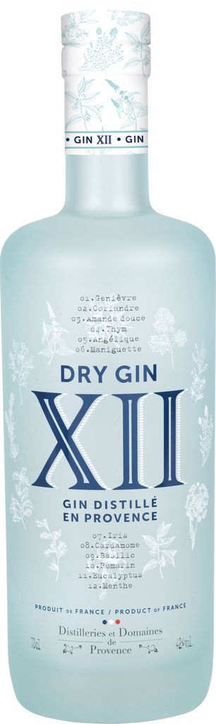 Gin XII Distilleries et Domaines de Provence Provence