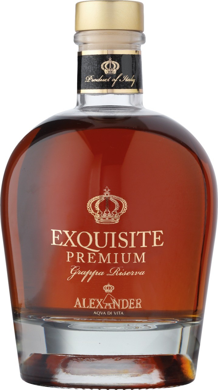 Alexander Exquiste Premium Grappa Riserva - 38% Vol. Bottega Spa 