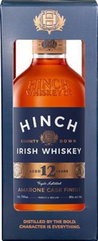 Hinch 12yo Amarone Finish 46% vol Irish Whiskey  Hinch Distillery Ltd 