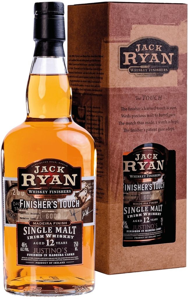 Jack Ryan Finisher's Touch Single Malt Irish Whiskey Aged 12 Years - 40% Vol. Jack Ryan 