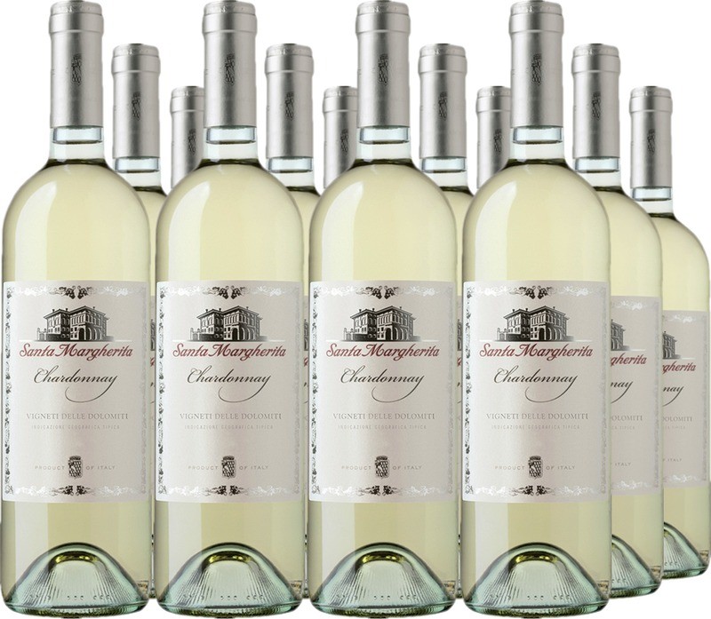 12er Vorteilspaket Santa Margherita Chardonnay Vigneti delle Dolomiti IGT