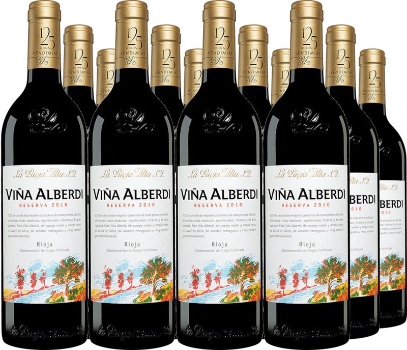 12er Vorteilspaket La Rioja Alta Viña Alberdi Rioja Reserva Rioja DOCa