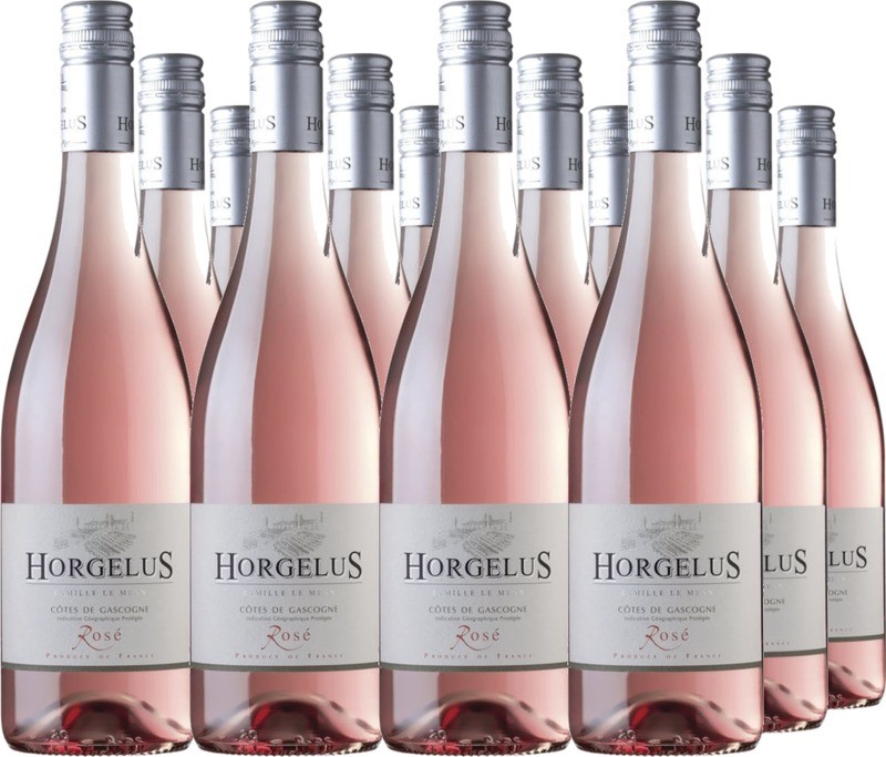 12er Vorteilspaket Horgelus Rosé Côtes de Gascogne I.G.P.