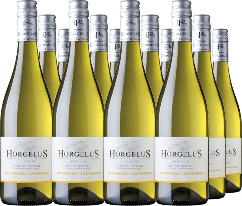 12er Vorteilspaket Horgelus Blanc Côtes de Gascogne IGP