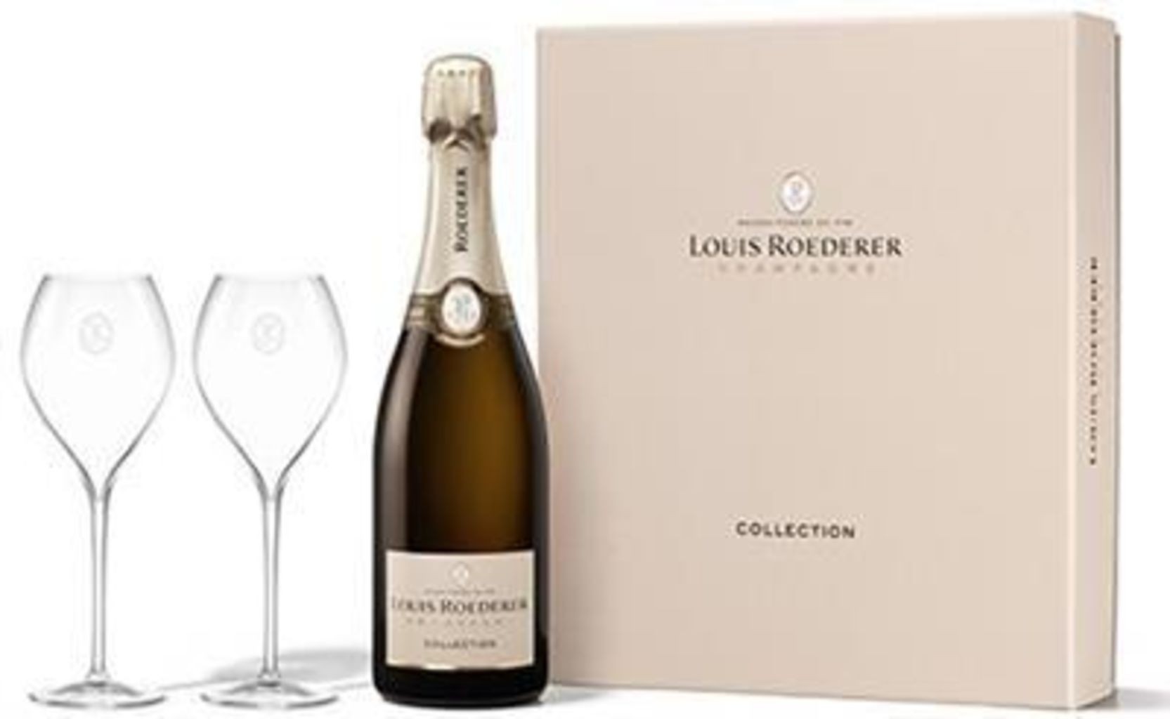 Roederer Genuss zu Zweit Collection 1 Fl. Collection + 2 Gläser 28,5cl C242 Champagne Louis Roederer 