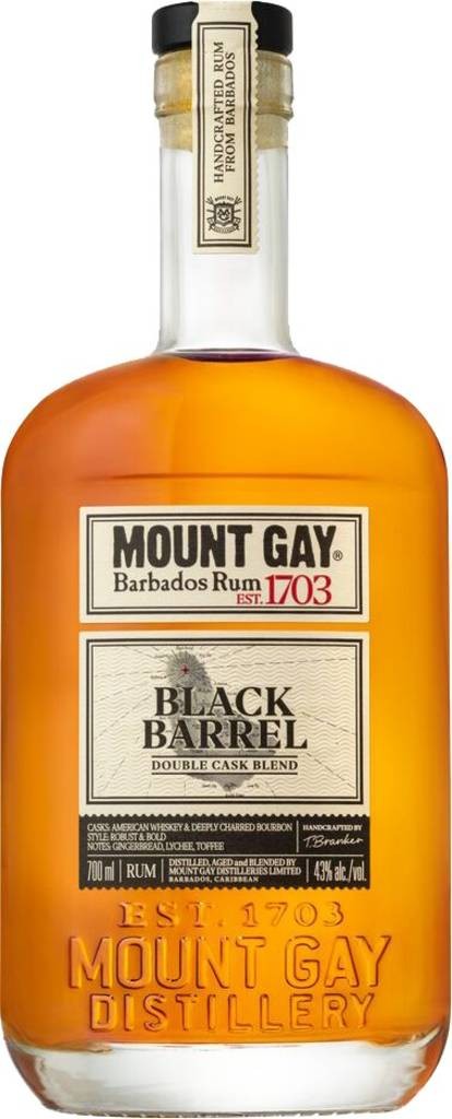Mount Gay Black Barrel 43% vol RemyCointreau 