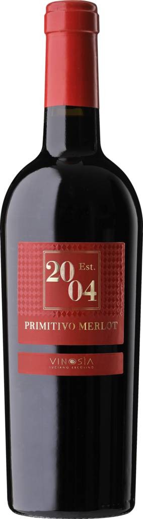 Est. 2004 Primitivo Merlot Salento Primitivo IGT 2018 Vinosia Salento