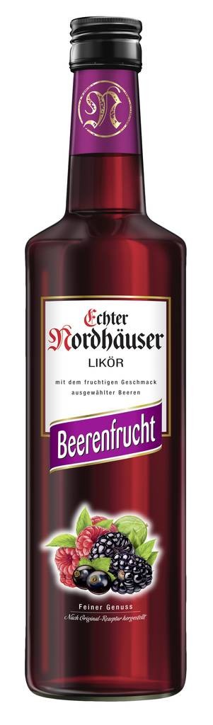 Echter Nordhäuser Beerenfrucht Fruchtlikör 18% 07l  Nordbrand Nordhausen GmbH 