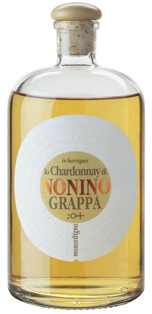 Grappa Lo Chardonnay Monovitigno im Barrique gereift 41% vol. Magnum (2,0l) Nonino Distillatori Friaul