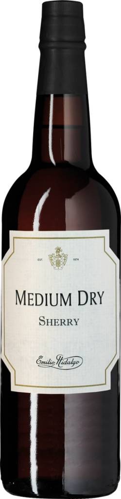 Sherry Medium Dry 17° Emilio Hidalgo Andalusien