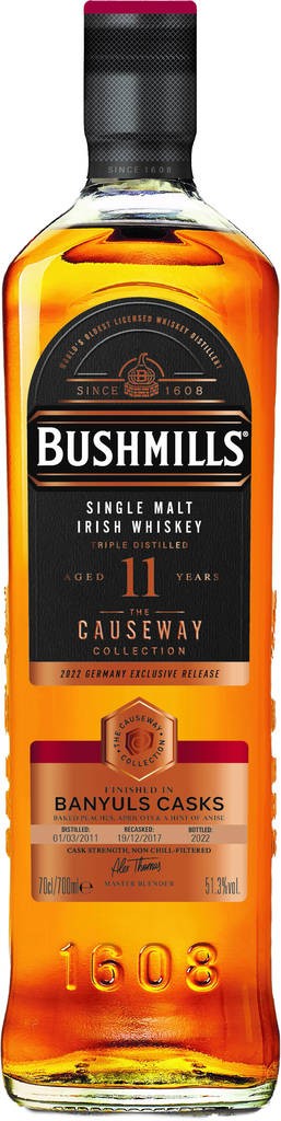 »Causeway Collection« Banyuls Cask 11 Years  Bushmills 