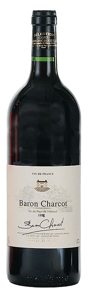 Baron Charcot rouge Vin de Pays de l'Herault Les Vins de Saint Saturnin Pays d'Oc