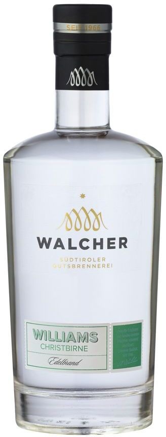 Walcher Williams Christ Edelbrand 40% vol Alfons Walcher 
