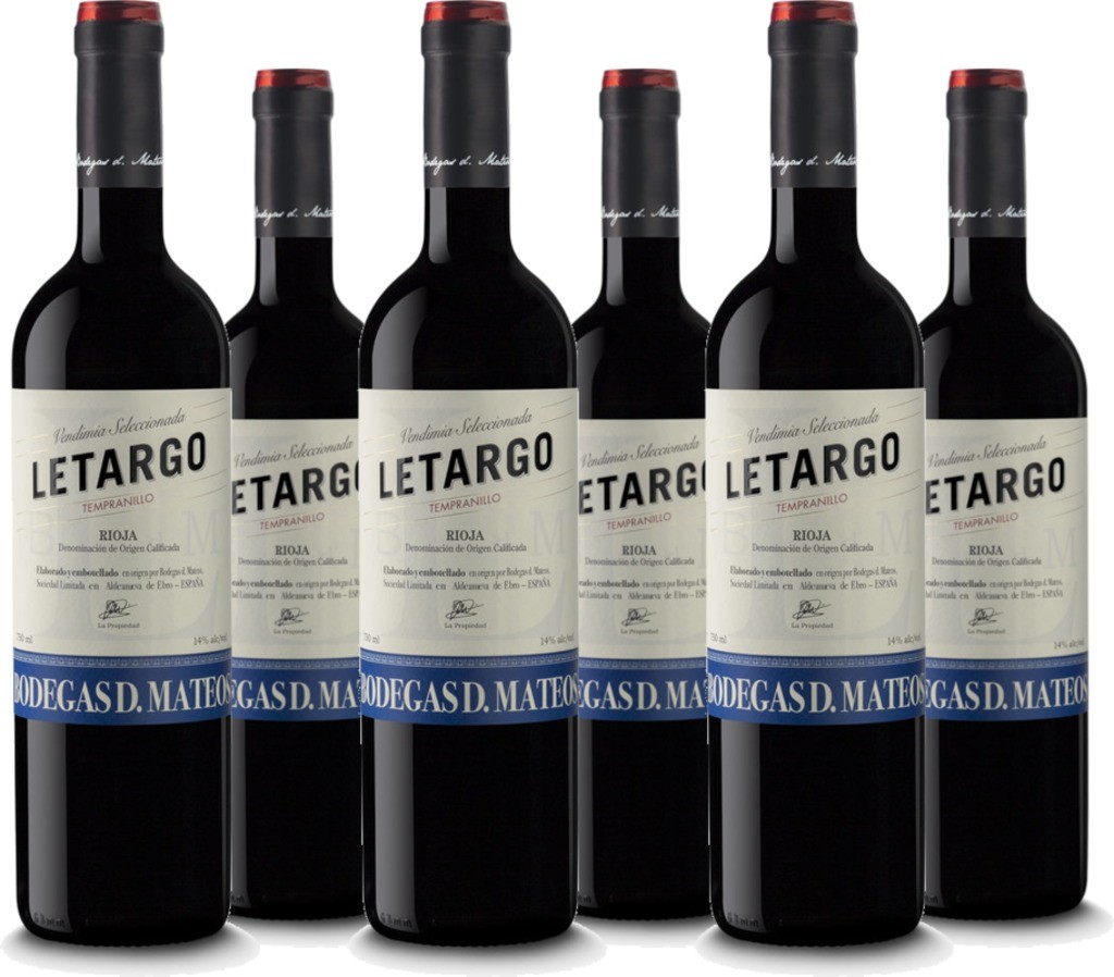 6er Vorteilspaket Letargo Tempranillo Rioja DOCa
