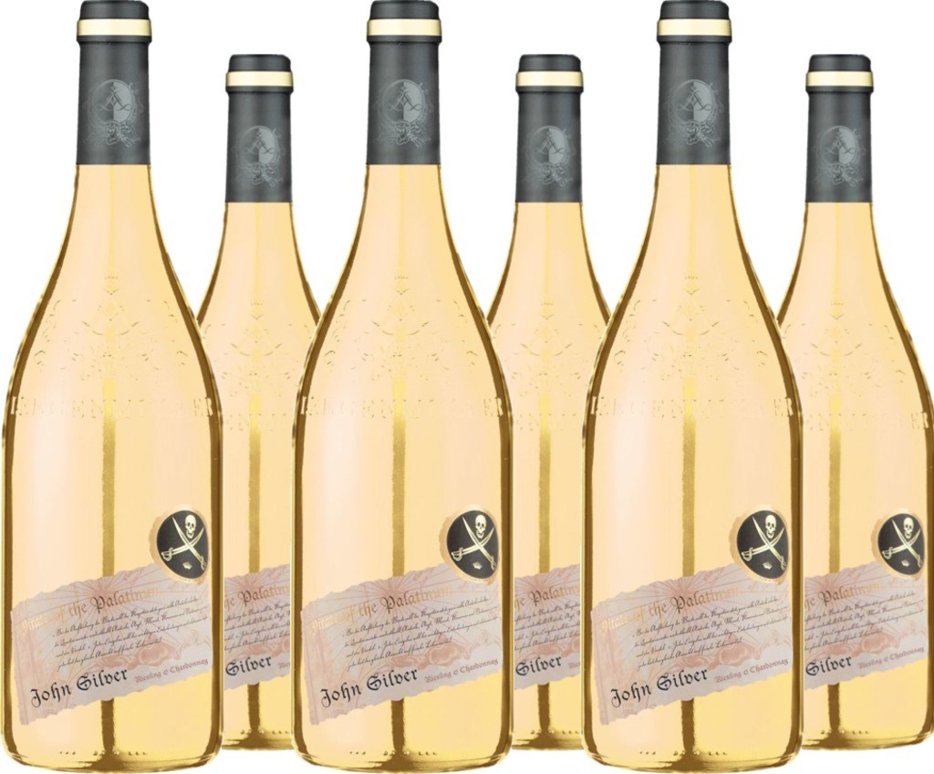 6er Vorteilspaket 'John Silver' Riesling & Chardonnay trocken