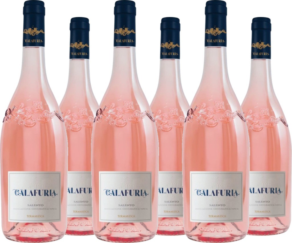 6er Vorteilspaket Calafuria Rosé Negroamaro Salento IGT