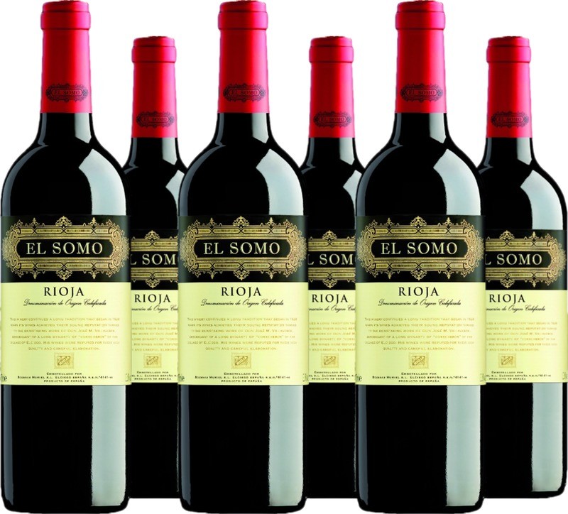 6er Vorteilspaket Rioja Joven El Somo DOCa
