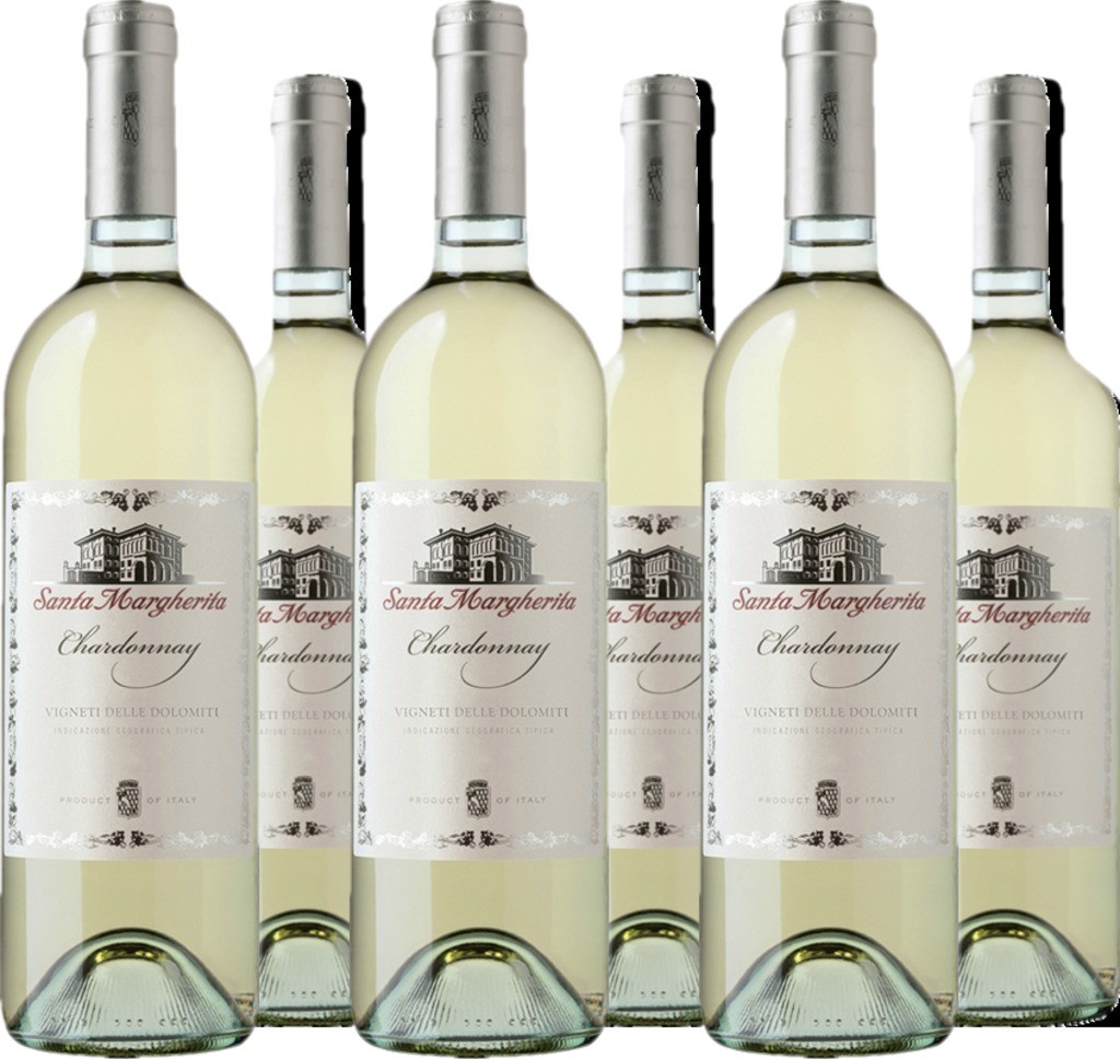 6er Vorteilspaket Santa Margherita Chardonnay Vigneti delle Dolomiti IGT