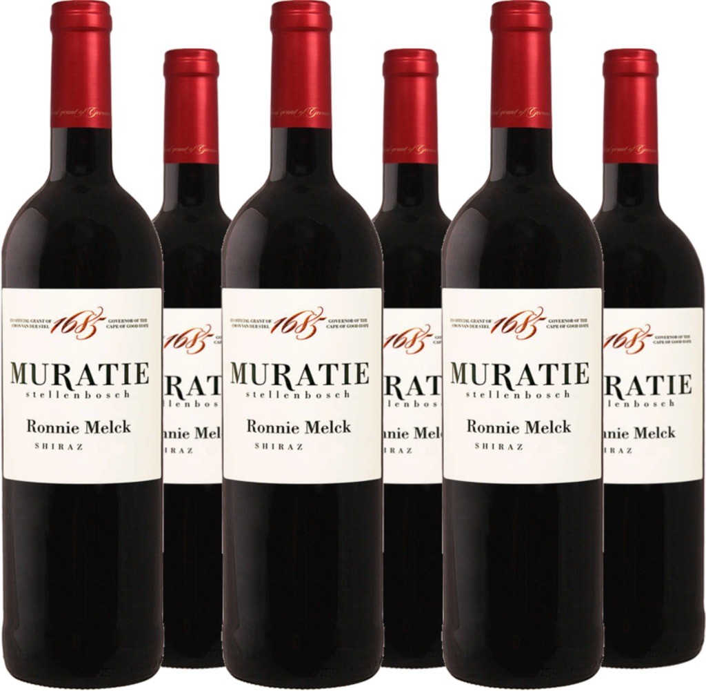 6er Vorteilspaket Muratie Wine Estate Ronnie Melck Shiraz