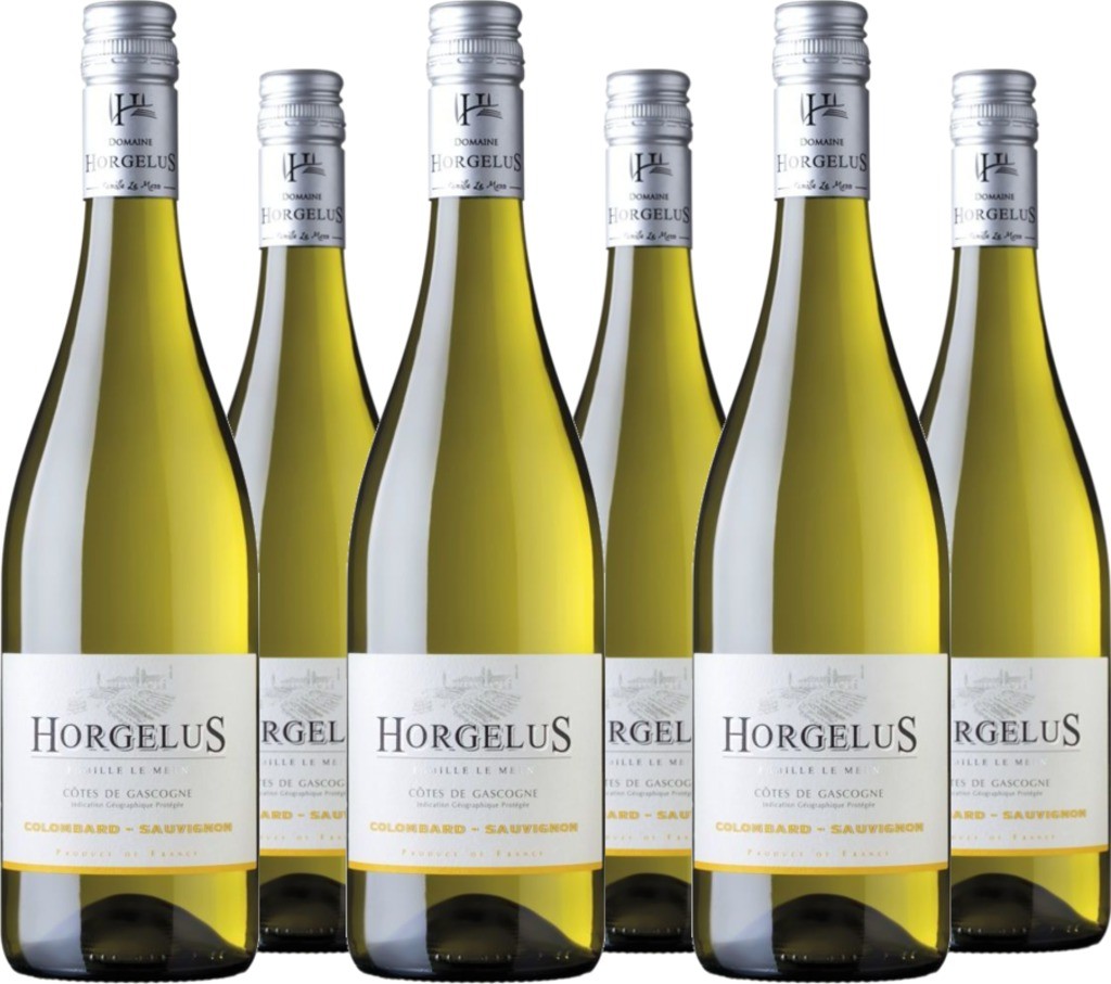 6er Vorteilspaket Horgelus Blanc Côtes de Gascogne IGP