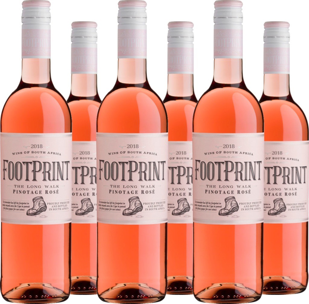 6er Vorteilspaket Footprint Pinotage Rosé