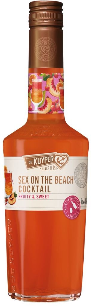 Sex on the Beach Cocktail - Ready to Serve  De Kuyper 