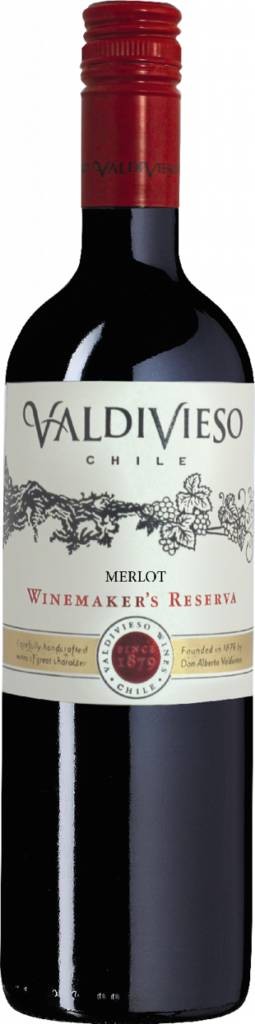 Merlot Winemaker Reserva Valle Curico - Chile Vińa Valdivieso Chile