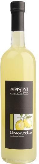 Limoncello (Grappa Mit Zitrone) 30 Vol. % Pisoni Trentino-Südtirol
