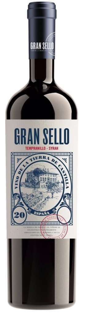 Gran Sello Tempranillo Syrah Vino de la Tierra de Castilla y León, Bodegas Gran Sello  Vino de la Tierra de Castilla