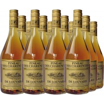 Unicognac 12er Vorteilspaket Pineau des Charentes de Louvard blanc