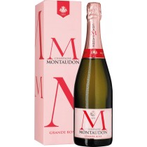 Champagne Montaudon Grande Rosé Brut in Geschenkpackung Reims - Champagne