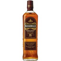 The "Old Bushmills" Distillery Company Limited 16 Years Single Malt Irish Whiskey 40% vol  in Geschenkverpackung