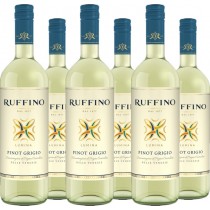 Ruffino 6er Vorteilspaket Ruffino Pinot Grigio Lumina Delle Venezie IGT