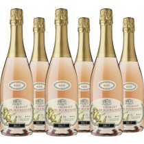 La Compagnie de Burgondie 6er Vorteilspaket Caves de Marsigny Crémant de Bourgogne Rosé Brut AOC