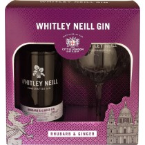 Whitley Neill Whitley Neill Rhubarb & Ginger Gin mit Glas