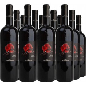 12er Vorteilspaket Rote Rose Vino da Tavola