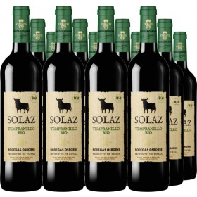 12er Vorteilspaket Solaz Tempranillo Vino de la Tierra de Castilla