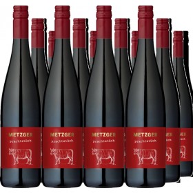 12er Vorteilspaket Metzger 'Prachtstück' Cuvée Rot KuhbA trocken