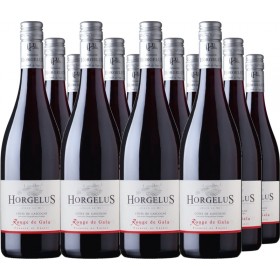 12er Vorteilspaket Horgelus Rouge Côtes de Gascogne I.G.P. Merlot-Tannat