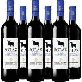 6er Vorteilspaket Solaz Shiraz / Tempranillo Vino de la Tierra de Castilla