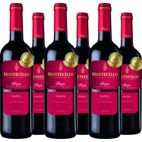 6er Vorteilspaket Montecillo Crianza Rioja DOC Red Label