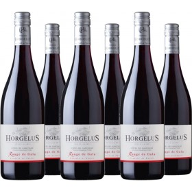 6er Vorteilspaket Horgelus Rouge Côtes de Gascogne I.G.P. Merlot-Tannat
