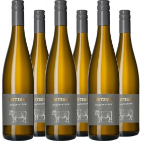 6er Vorteilspaket Metzger 'Prachtstück' Weißburgunder Chardonnay KuhbA trocken