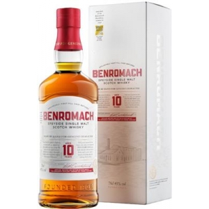 Benromach 10 years old 43%vol. Speyside Single Malt Scotch Whisky Benromach Distillery Speyside