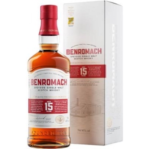 Benromach 15 years old 43%vol. Speyside Single Malt Scotch Whisky Benromach Distillery Speyside