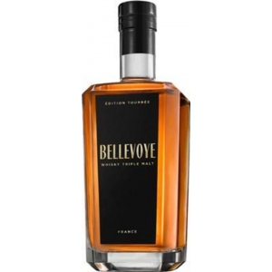 Bellevoye Noir 43% vol Triple Malt Tourbé Grand Whisky aus Frankreich  Les Bienheureux 