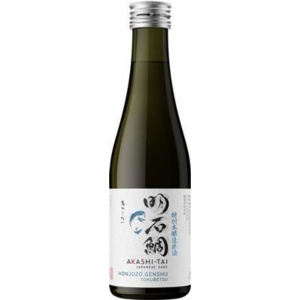 Sake Honjozo Genshu Tokubetsu 19%vol Japanese Sake - Milling rate 60%  Akashi Sake Brewery 