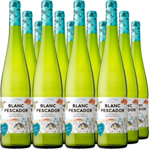 12er Vorteilspaket Blanc Pescador Vino de Aguja blanco seco