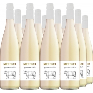 12er Vorteilspaket Metzger 'Prachtstück' Spätburgunder Blanc de Noirs KuhbA trocken