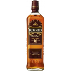 16 Years Single Malt Irish Whiskey 40% vol  in Geschenkverpackung Bushmills 